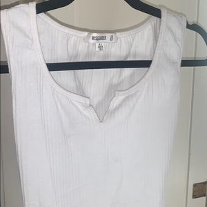 White ribbed Missguided body suit